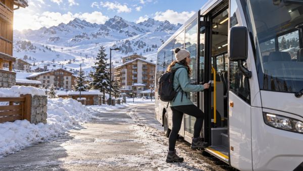 Pourquoi ignorer la voiture quand le transport gratuit à Tignes est accessible ?